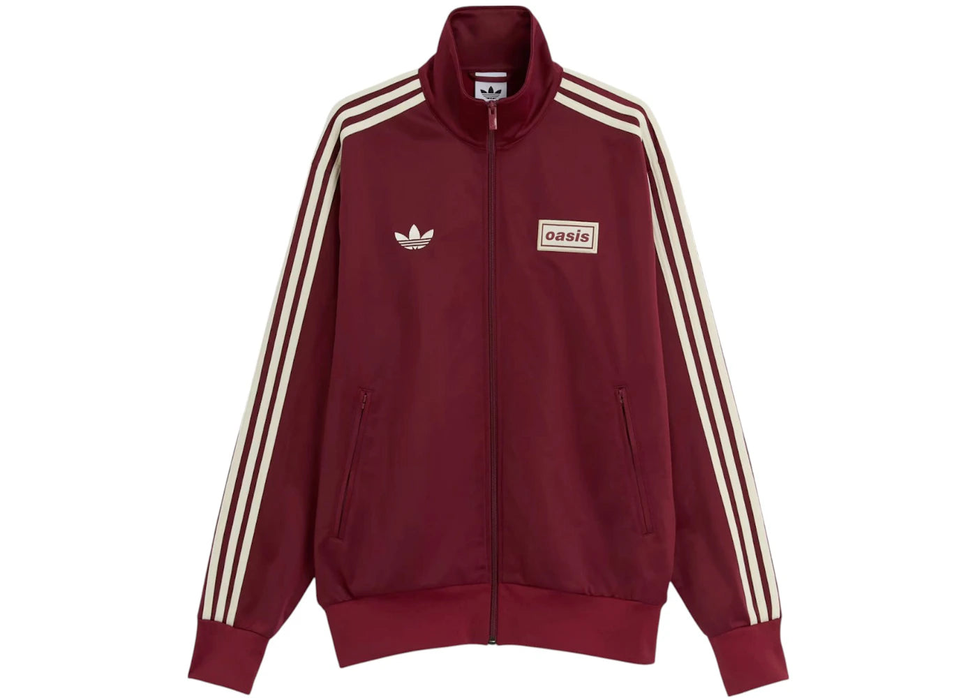 adidas x Oasis Tour Firebird Track Top Noble Maroon - vue secondaire A
