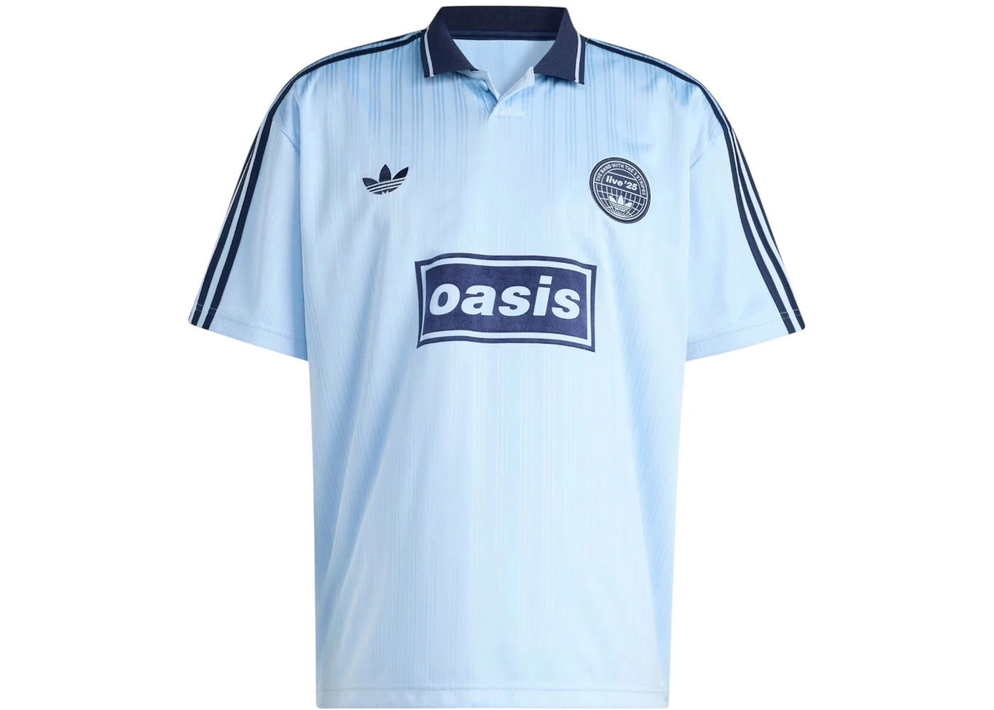 adidas x Oasis Tour Jacquard Jersey Clear Sky - vue 360