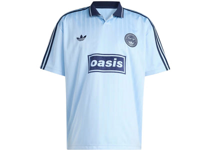 adidas x Oasis Tour Jacquard Jersey Clear Sky - authentic adidas apparel