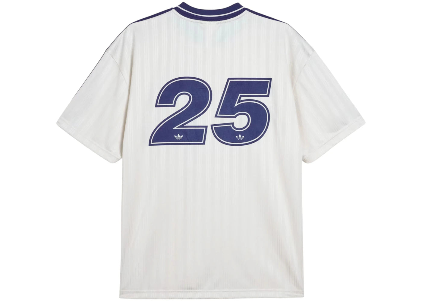 adidas x Oasis Tour Jacquard Jersey Cream White/Light Indigo - vue secondaire A
