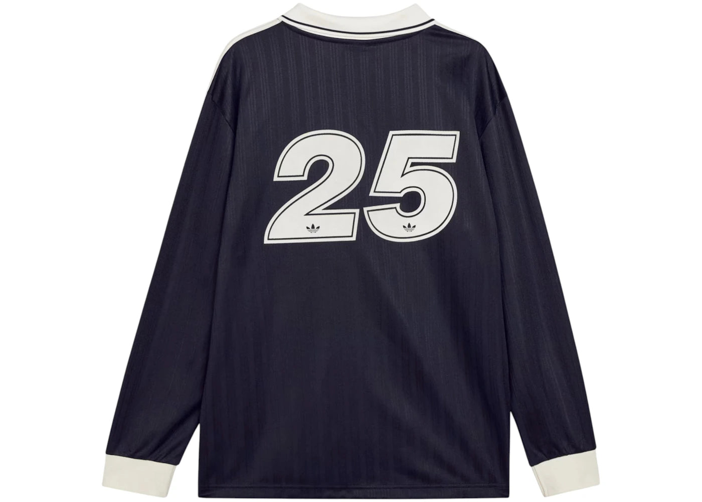 adidas x Oasis Tour Jacquard Stripe L/S Jersey Black/Cream White - vue secondaire B