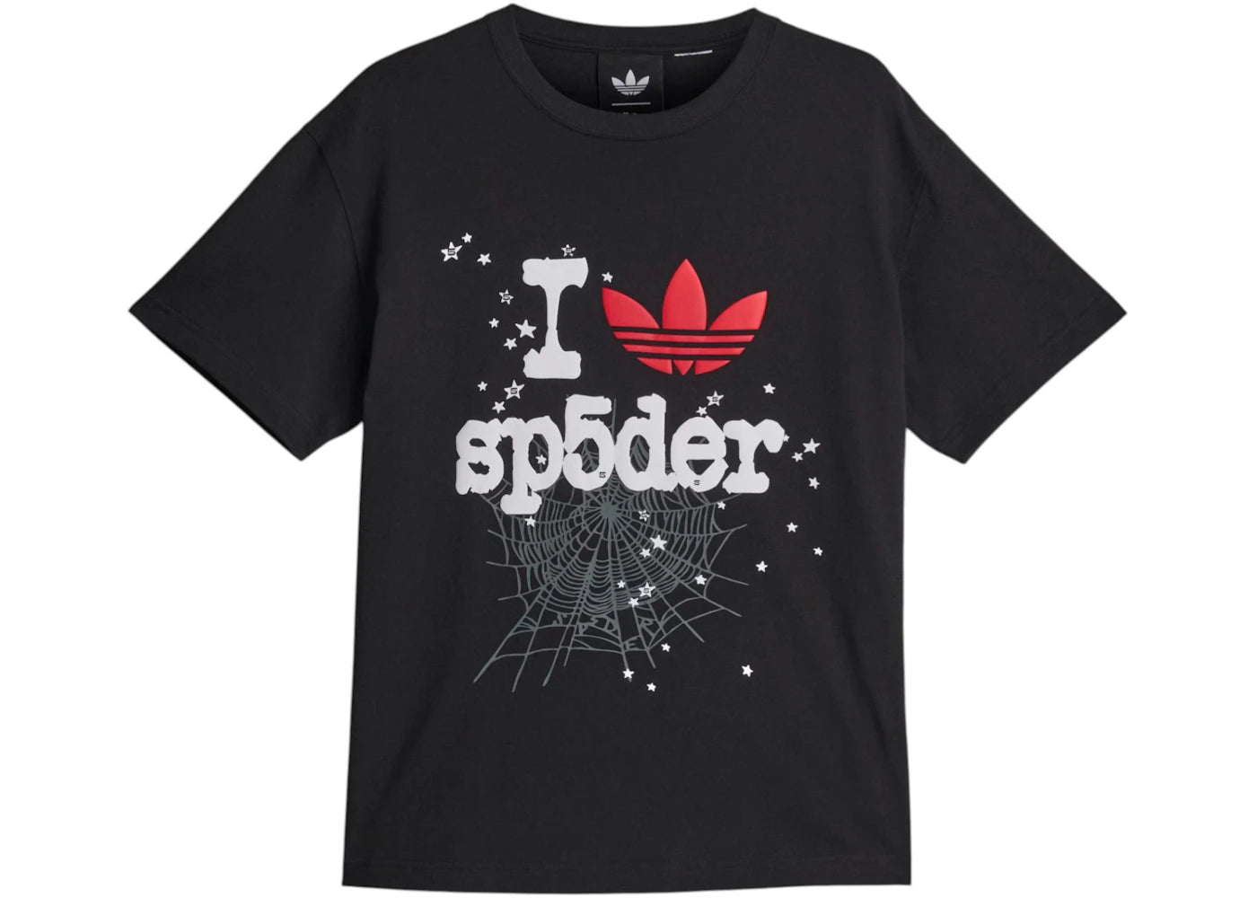 adidas x Sp5der T-shirt Black - vue 360