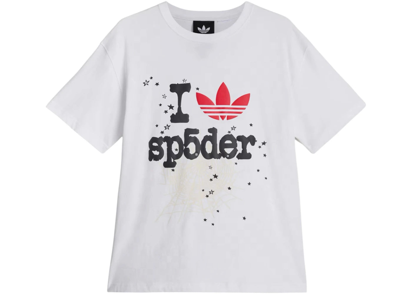 adidas x Sp5der T-shirt White - vue 360