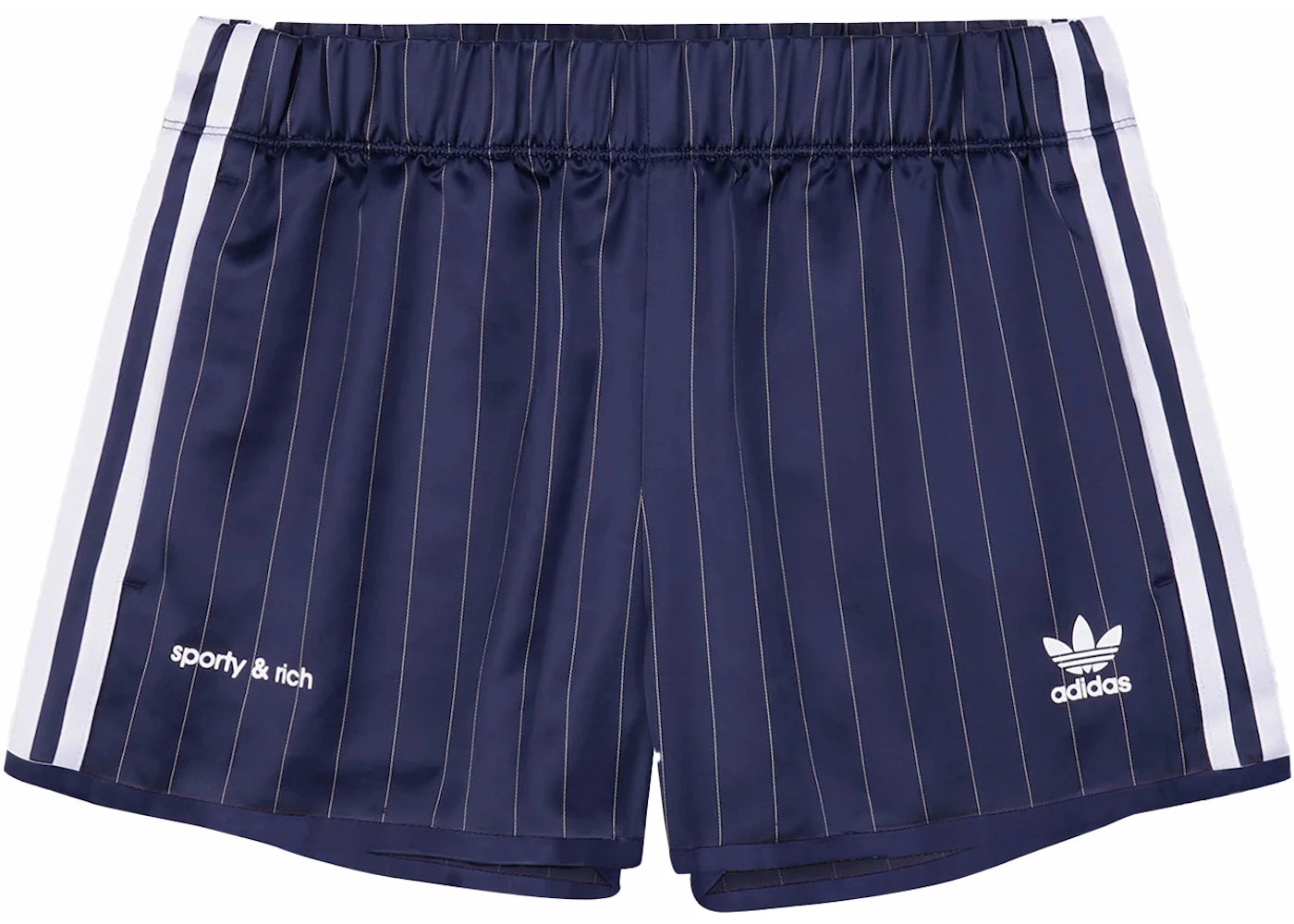 adidas x Sporty & Rich Track Short Navy/White - vue 360