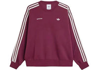 adidas x Sporty & Rich Women's Sweatshirt Maroon