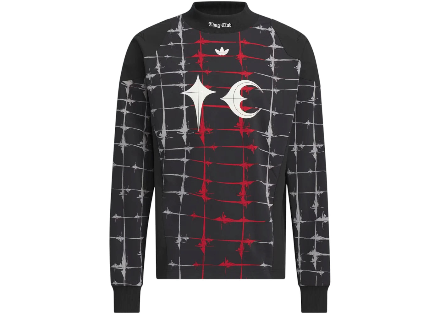 adidas x Thug Club Goalie L/S T-shirt Black - vue 360