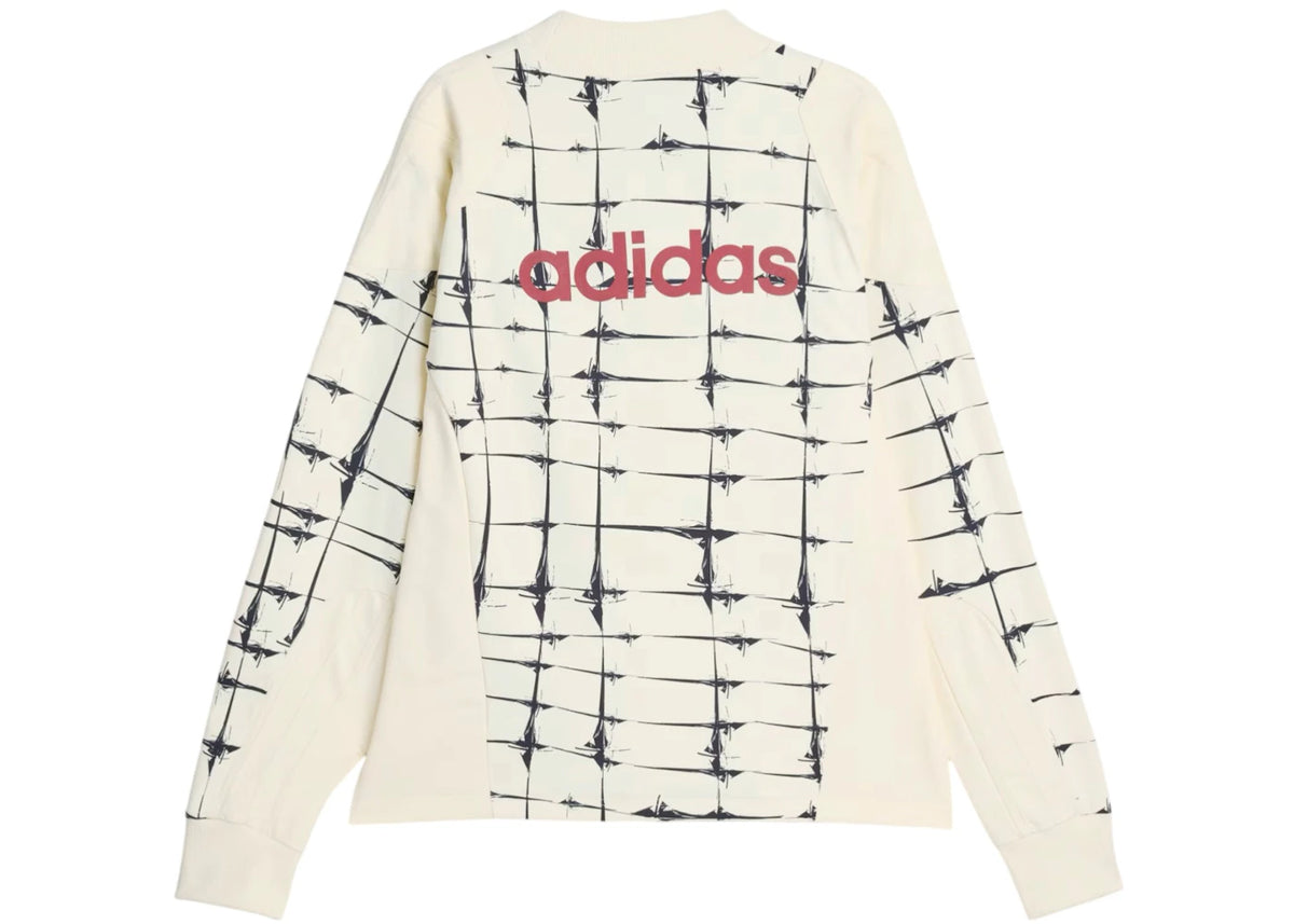 adidas x Thug Club Goalie L/S T-shirt Cream White - vue secondaire B