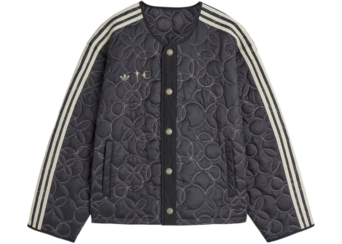 adidas x Thug Club Padded Liner Jacket (Asia Sizing) Black/Silver Metallic - vue secondaire A