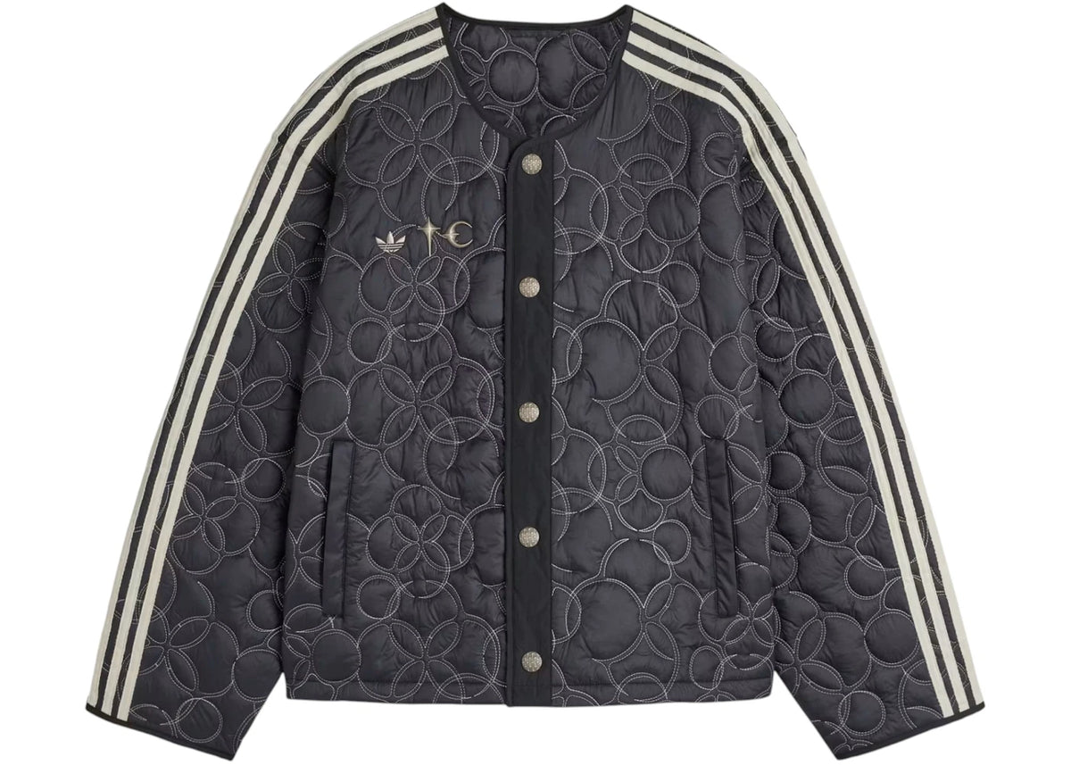 adidas x Thug Club Padded Liner Jacket (Asia Sizing) Black/Silver Metallic - vue 360