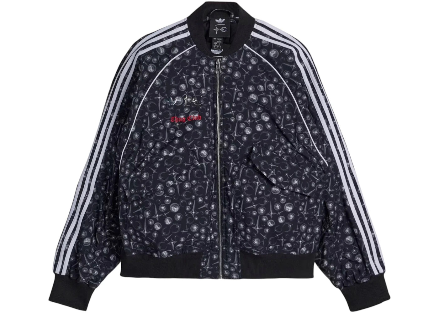adidas x Thug Club Superstar Jacket Black/White - vue secondaire A