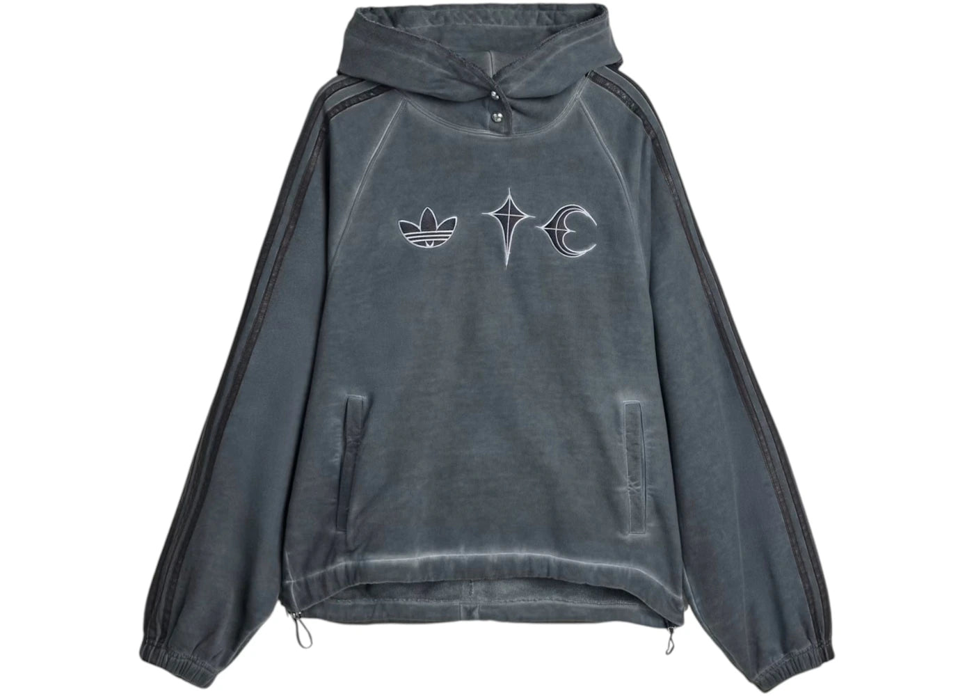 adidas x Thug Club Sweat Hoodie Black - vue secondaire A