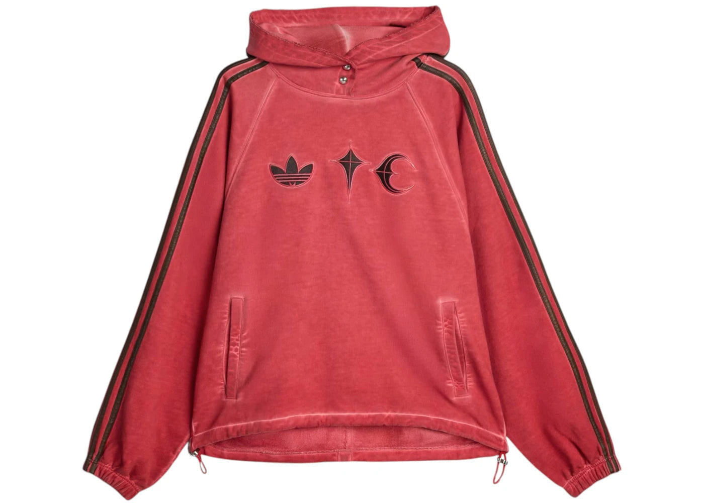 adidas x Thug Club Sweat Hoodie Power Red - vue secondaire A