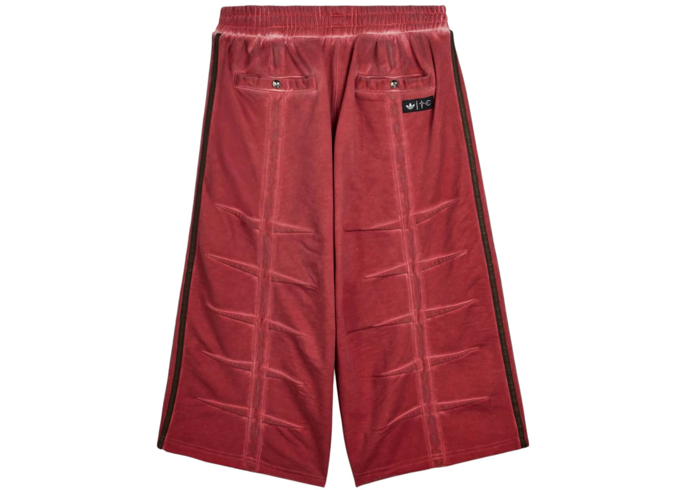 adidas x Thug Club Sweat Jort Power Red - vue secondaire B