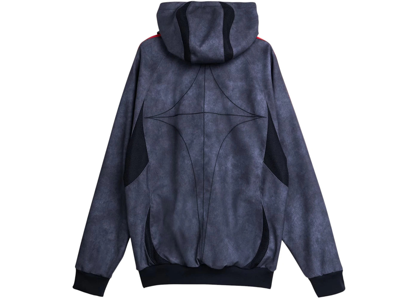 adidas x Thug Club Teamgeist Faux Leather Jacket (Asian Sizing) Black/Antique Silver - vue secondaire B