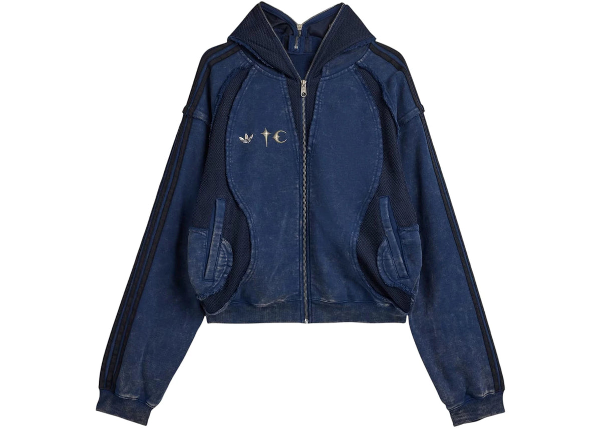 adidas x Thug Club Teamgeist Hooded Zip Up (Asia Sizing) Night Indigo - vue secondaire A