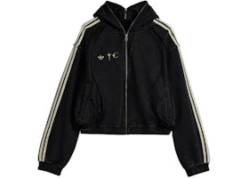 adidas x Thug Club Teamgeist Hooded Zip Up Black