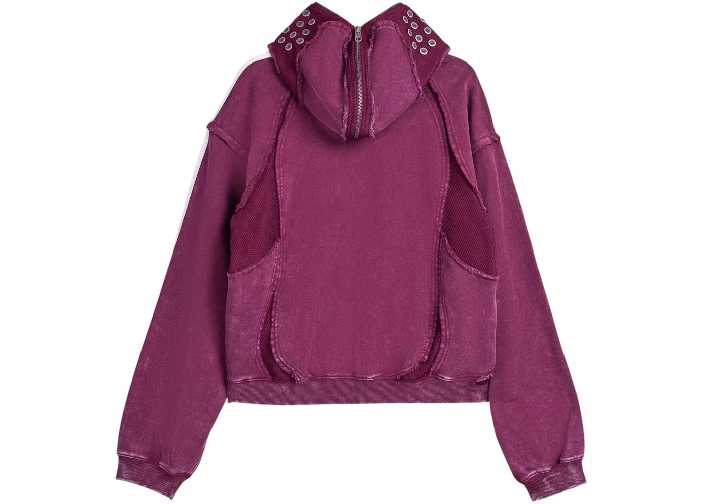 adidas x Thug Club Teamgeist Hooded Zip Up Maroon - vue secondaire B