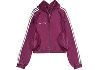 adidas x Thug Club Teamgeist Hooded Zip Up Maroon