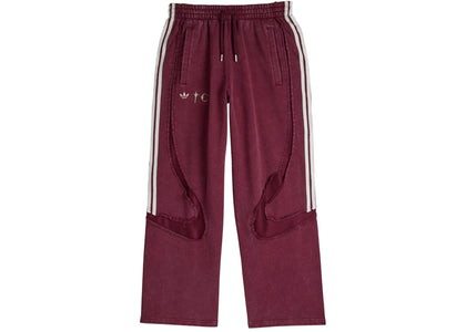 adidas x Thug Club Teamgeist Sweatpants Maroon - authentic adidas apparel
