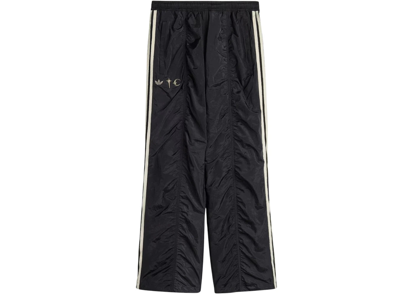 adidas x Thug Club Woven Trackpants Black/Silver Metallic - vue 360