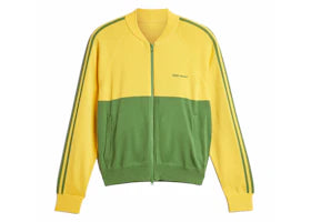 adidas x Wales Bonner Nylon Knit Track Top Bold Gold/Crew Green