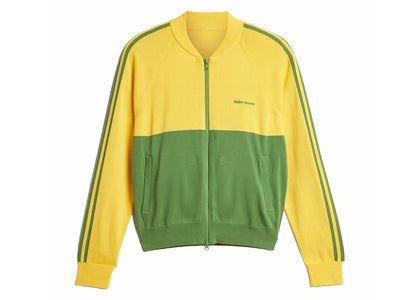 adidas x Wales Bonner Nylon Knit Track Top Bold Gold/Crew Green - product view 2