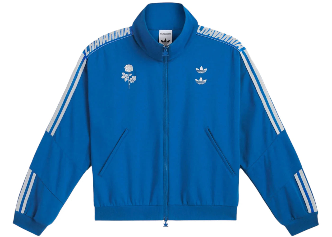 adidas x Willy Chavarria Knit Track Jacket Dark Marine - vue secondaire A