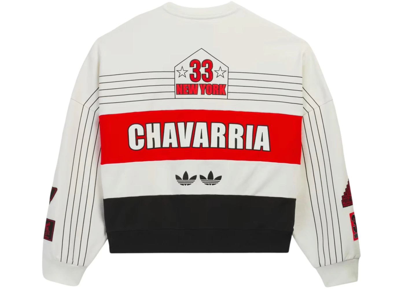 adidas x Willy Chavarria Ny Sweatshirt Off White - vue secondaire A