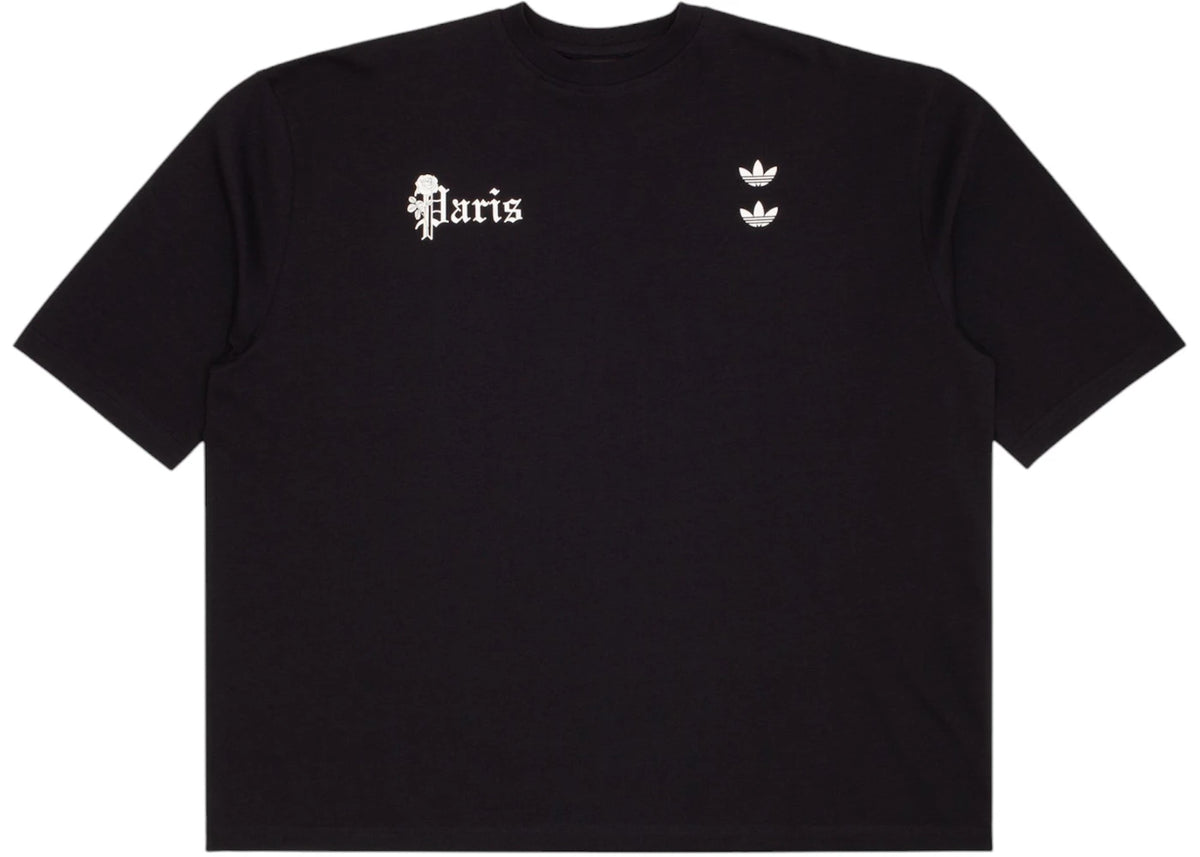 adidas x Willy Chavarria Paris Short Sleeve Tee Black - vue secondaire B