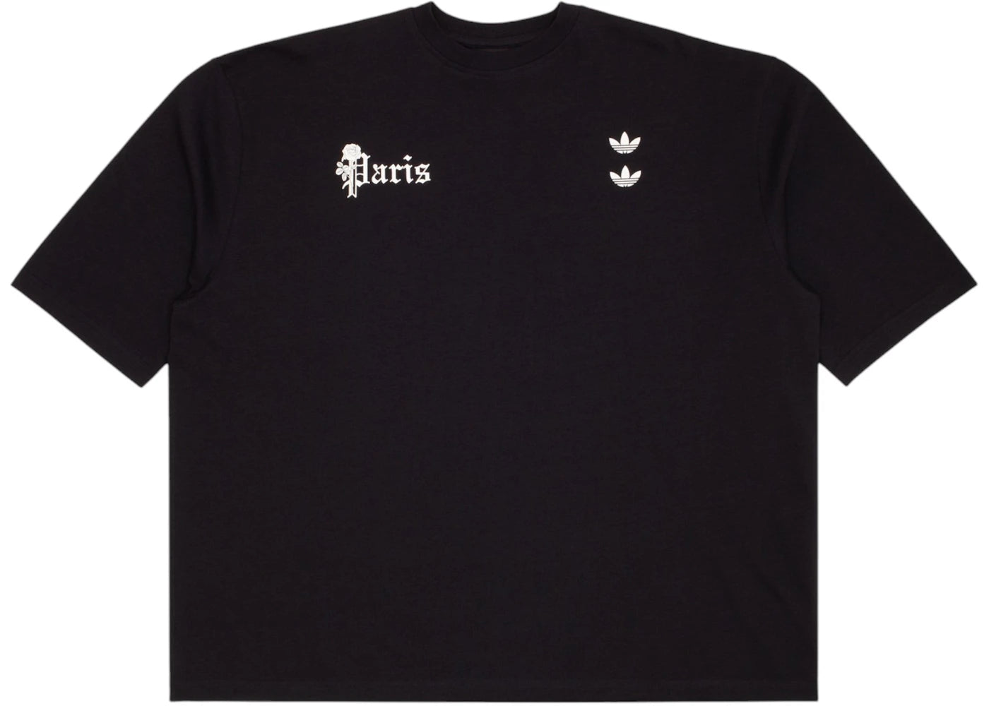 adidas x Willy Chavarria Paris Short Sleeve Tee Black - vue secondaire A