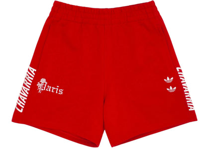 adidas x Willy Chavarria Paris Sweatshort Red - product view 2