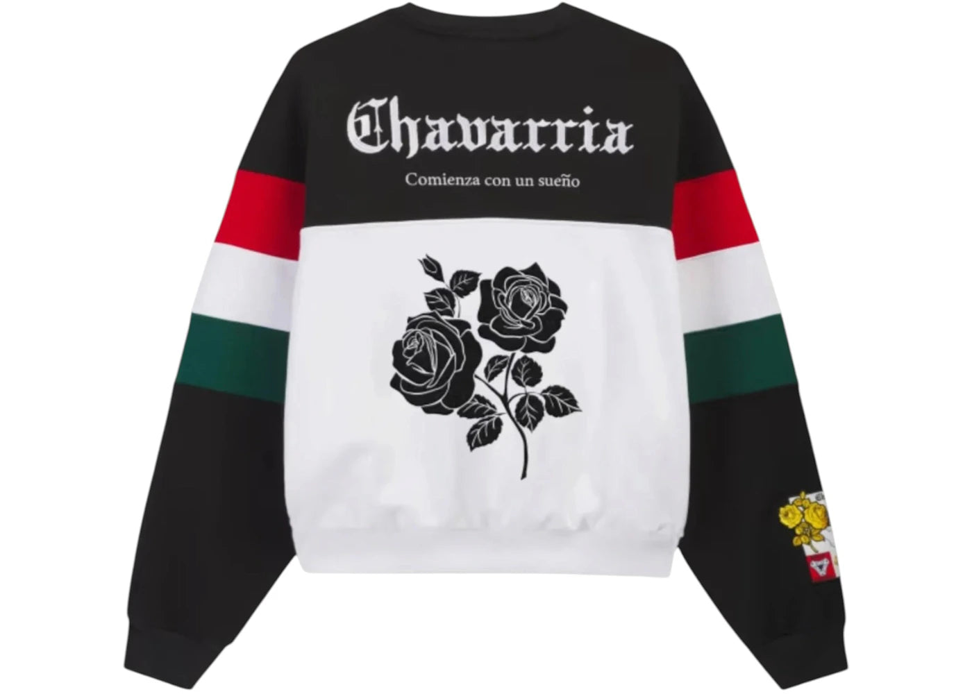adidas x Willy Chavarria WC Crew Crewneck Black/White - vue secondaire B