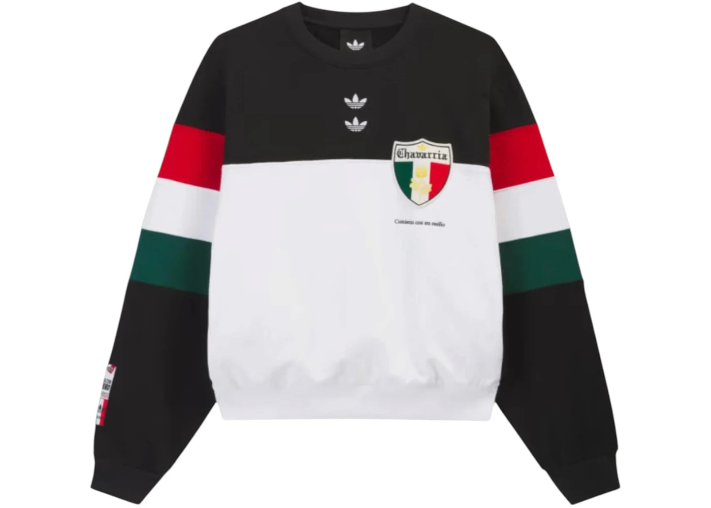 adidas x Willy Chavarria WC Crew Crewneck Black/White - vue secondaire A