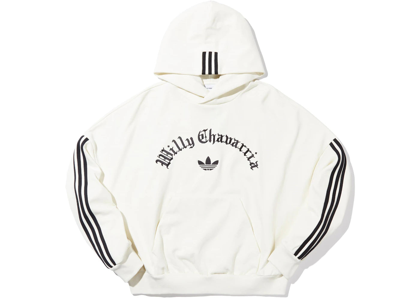 adidas x Willy Chavarria WC Fleece Hoodie White/Black - vue secondaire A