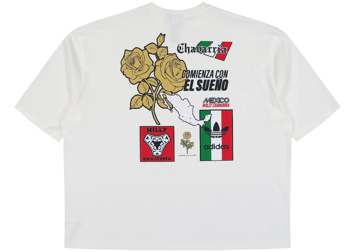 adidas x Willy Chavarria WC Merch Tee White - vue secondaire B