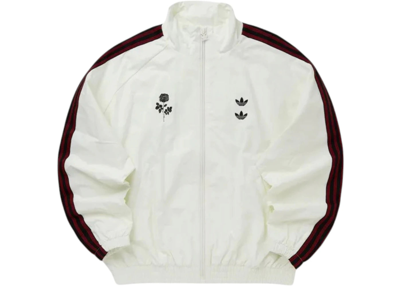 adidas x Willy Chavarria Woven Track Jacket Off White - vue 360