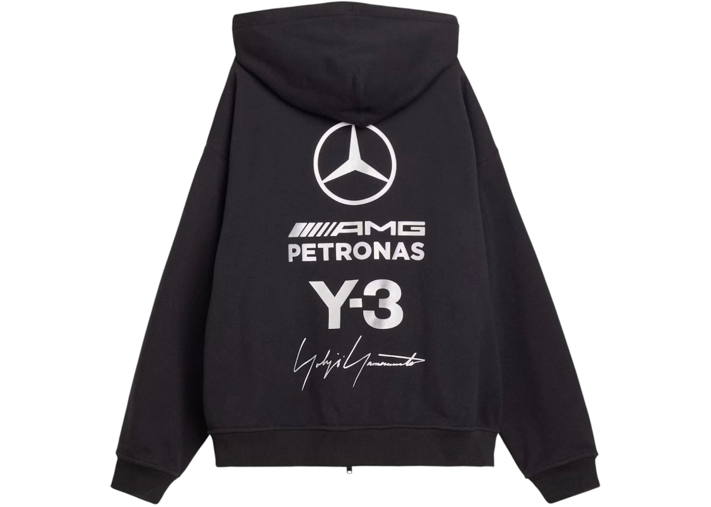 adidas x Y-3 Mercedes Amg Petronas Formula 1 Team Zip Hoodie Black - vue secondaire B