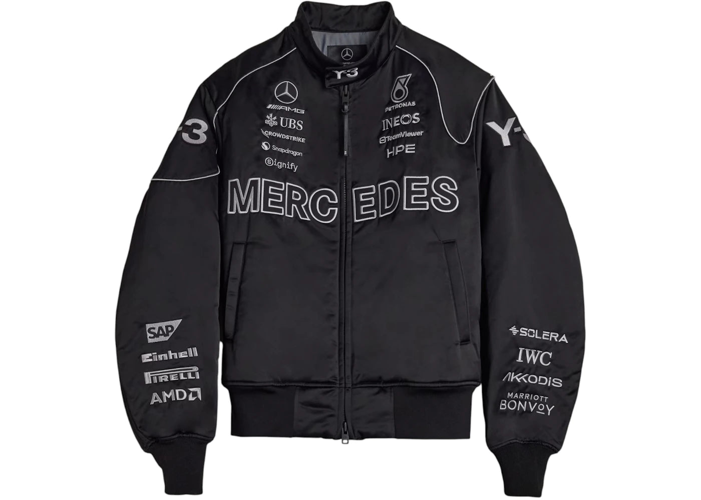 adidas x Y-3 Mercedes Amg Petronas Formula 1 Team Jacket Black - vue secondaire A