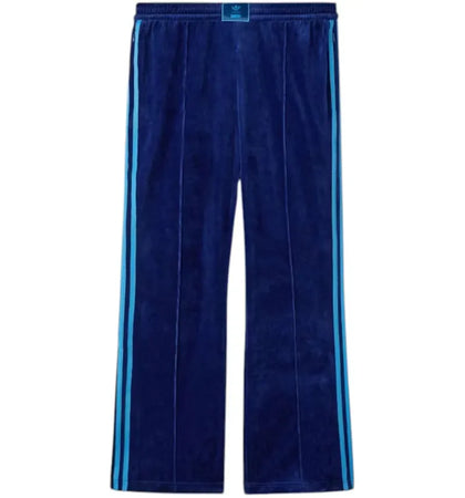 adidas x Avavav Women's TP Velvet Stripes Along The Side Pant Dark Blue - authentic adidas product