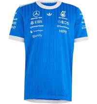 adidas x Mercedes AMG Petronas Formula 1 Team Blue Wonder Authentic Jersey Blue (Aisa Sizing)