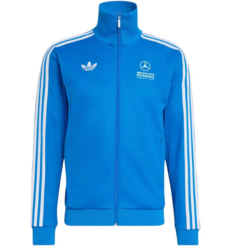adidas x Mercedes AMG Petronas Formula 1 Team Blue Wonder Track Top Jacket Blue (Aisa Sizing) - vue 360