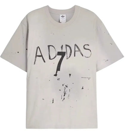 adidas x Song For The Mute Splash Dots Print T-Shirt Grey - authentic adidas apparel