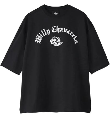 adidas x Willy Chavarria Logo SS T-shirt Black - authentic adidas apparel