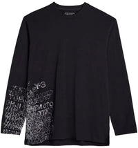 adidas Y-3 GFX Long Sleeve Tee Black