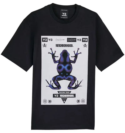 adidas Y-3 NBHD Graphic Tee Black - authentic adidas product