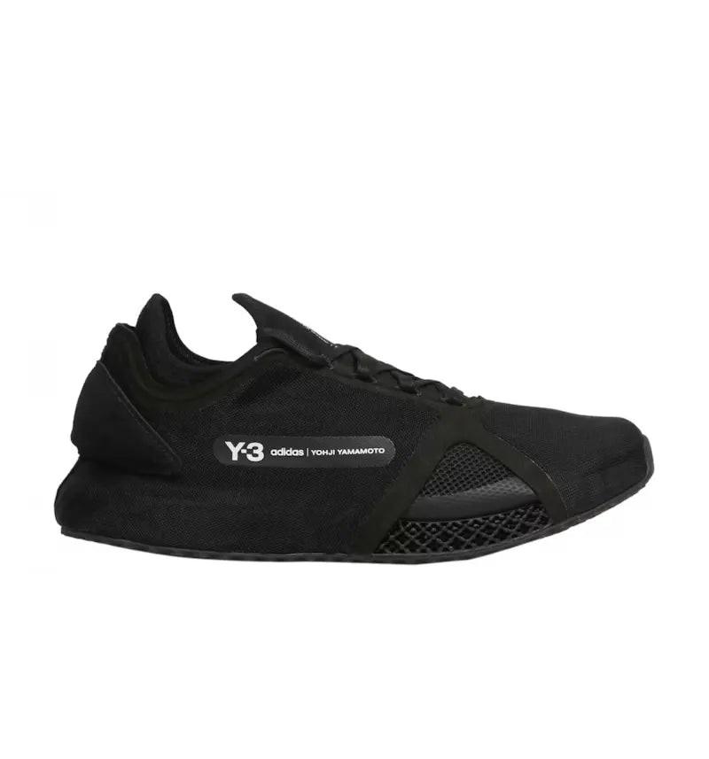 adidas Y-3 Runner 4D IO Triple Black - vue 360