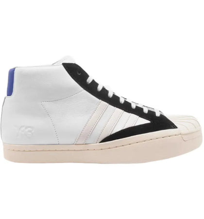 adidas Y-3 Yohji Pro Cloud White Bold Blue - authentic adidas sneakers