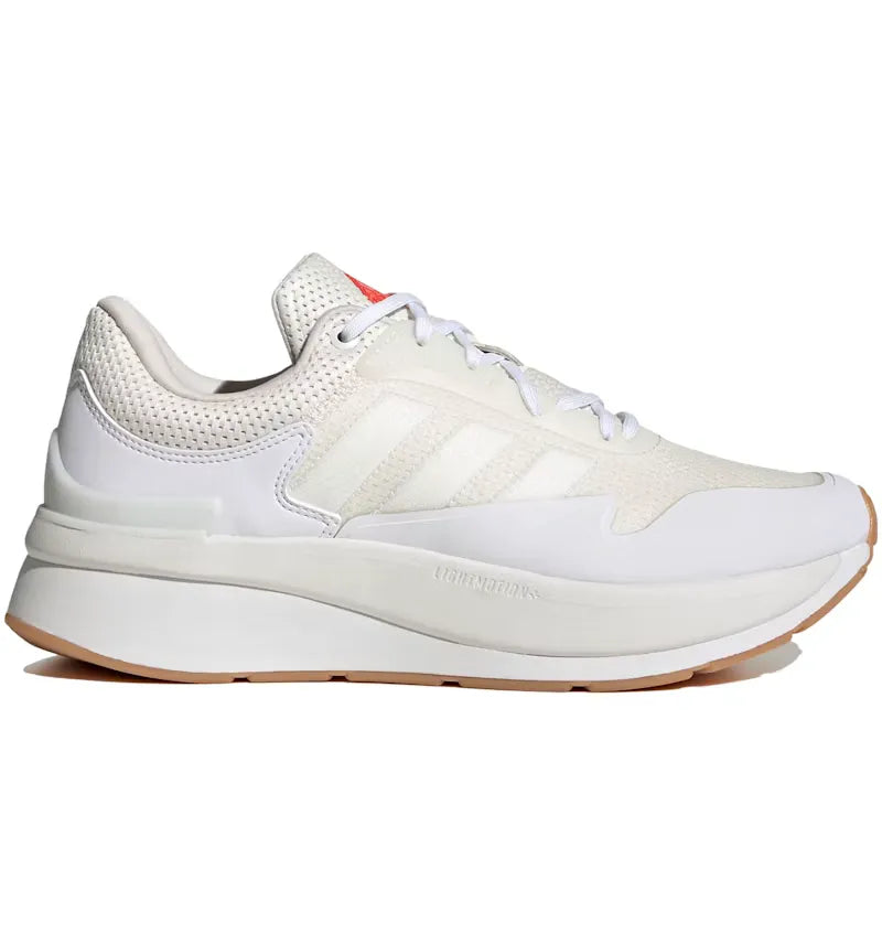 adidas ZNChill Lightmotion+ Cloud White Bright Red Gum - vue 360