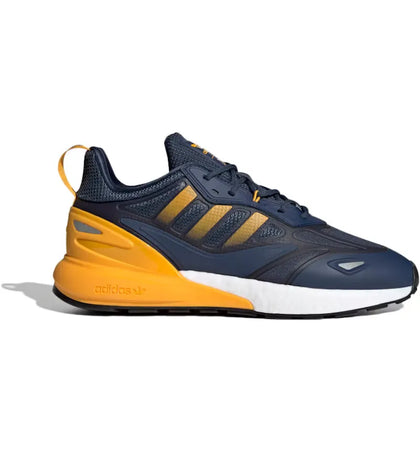 adidas ZX 2K Boost 2.0 Crew Blue Semi Solar Gold - authentic adidas sneakers