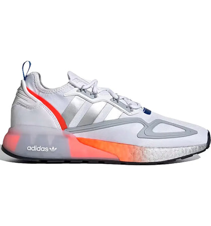 adidas ZX 2K Boost Cloud White Silver Metallic - authentic adidas sneakers